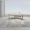 Wabi-Sabi Loop Pile Carpet: Non-Slip Floor Mat for Living Room, Light Luxury Coffee Table, and Bedroom Decor