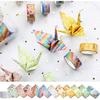 YUBBAEX Spring Fragrance Cute Masking Tape Gold Foil 15mm Width Set 12 Rolls Thin Suitable Gift Wrapping DIY Crafts Notebook Decoration (Spring Rolls)