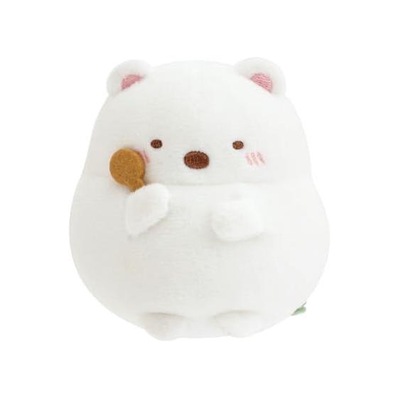 San-X Sumikkogurashi Raccoon Manmaru Restaurant Tenori Plush Polar Bear