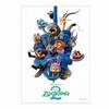 Tenyo In Jigsaw Puzzle Disney Movie Includes and Service Card (Tenyo) [Made Japan] 108-Piece "Zootopia 2" (18.2x25.7cm) D-108-071, Glue, Spatula,