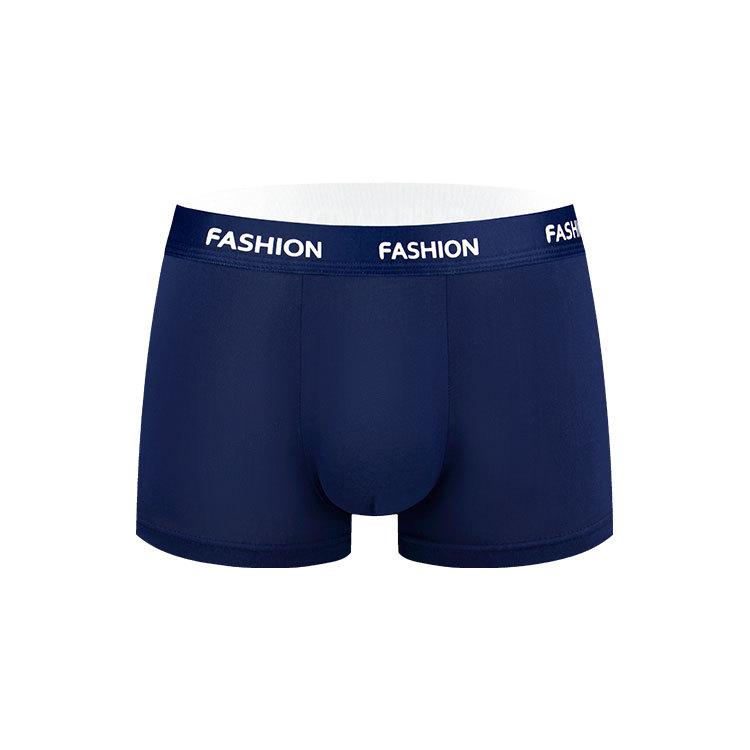 Men's Mid-Waist Polyester Underwear: Quick-Dry, Sweat-Absorbent, Breathable, Anti-Slip, All-Season