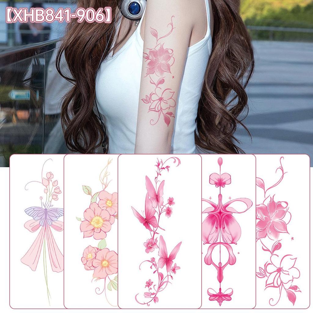 Colorful Butterfly Tattoo: Long-lasting, Waterproof, Semi-permanent Arm Art for a Fresh, Cool Look