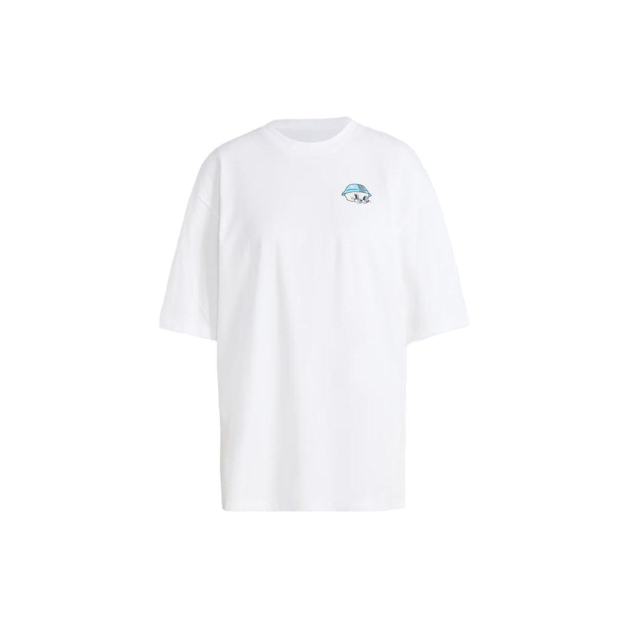 Adidas Originals Bunny Oversized Graphic Tee Women Tops White IV9307 XXL