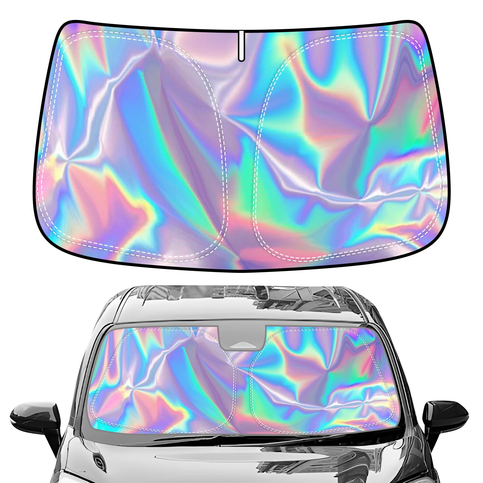 

BLUESEATEC Toyota Sienta 10 Серия Передний Солнцезащитный Экран для Лобового Стекла SIENTA 3-е Поколение Тип 300D Сильный Изоляционный Материал Солнцезащитный Экран Защита от Солнца