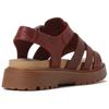 Timberland Versatile Comfortable Casual Fashion Roman Sandals Women Sandals Deep-Red A5ZKZW