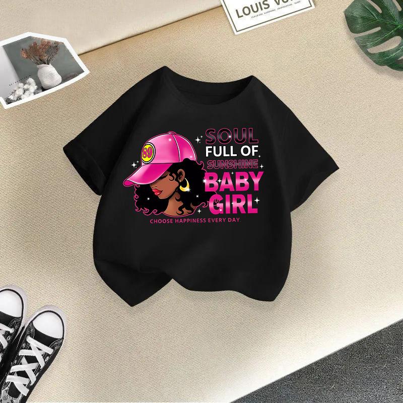Tween Kleidung für Mädchen Niedliches grafisches Kurzarmshirt für Mädchen Weiche Kleinkind Sommerkleidung Mädchen Größe 4-14 Jahre Kleidung Mädchen Tops