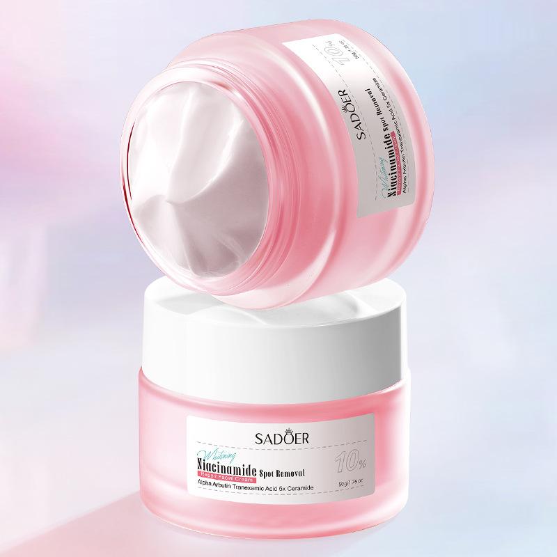 Niacinamide Whitening and Freckle Removal Cream SADOER Brightening Skin Repair Cream