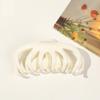 Korean Style Acrylic Solid Color Hair Clip Women's High-end Fashion Shark Clip Hair Accessories