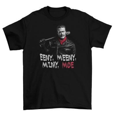 Negan The Walking Dead T-Shirt Unisex Cotton HBO Eeny Meeny Miny Moe Sizes New