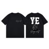 Camiseta con Estampado de Gira 2026 del Rapero Kanye West Unisex Moda Femenina Hip Hop Camisetas Vintage Algodón de Alta Calidad Manga Corta Camiseta