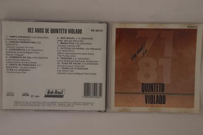 CD QUINTETO VIOLADO - Dez Anos De 71 A 81 RB80015 REDE BRASIL 1994 Brazil Latin Used