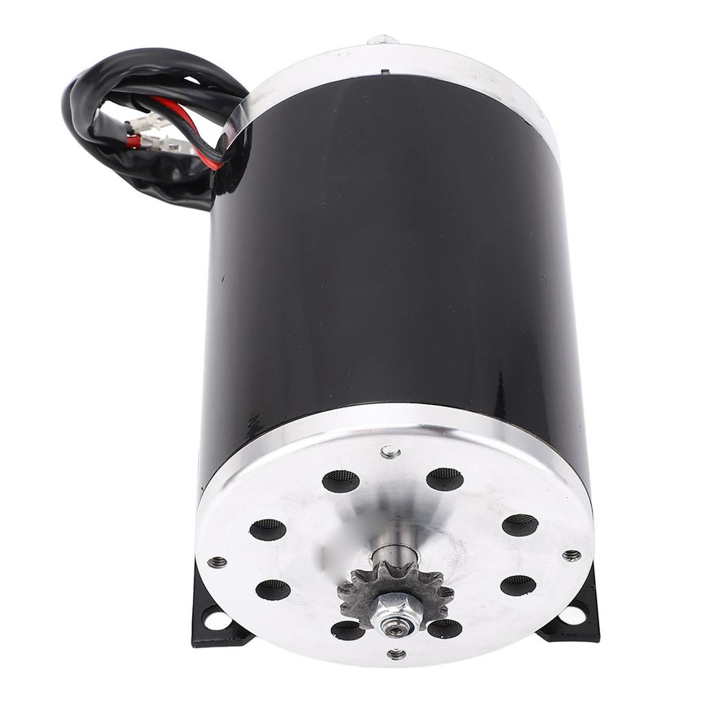 Elektrikli Scooter Bisiklet için Gaz Kolu ile 48V 1000W Yüksek Hızlı Fırçalı Motor 3000rpm Elektrik Motor Kontrol Cihazı Kiti