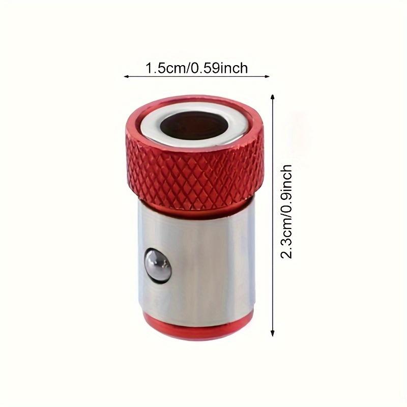 3pcs Alloy Magnetic Screwdriver Head Holder Set - Scratch-Resistant, Strong Magnetic Ring, Suitable for Electric Screwdriver Heads