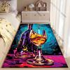 Drink celebration vibrancy artistic mood carpet Yoga living room room decor children's crawling mat doormat area rug