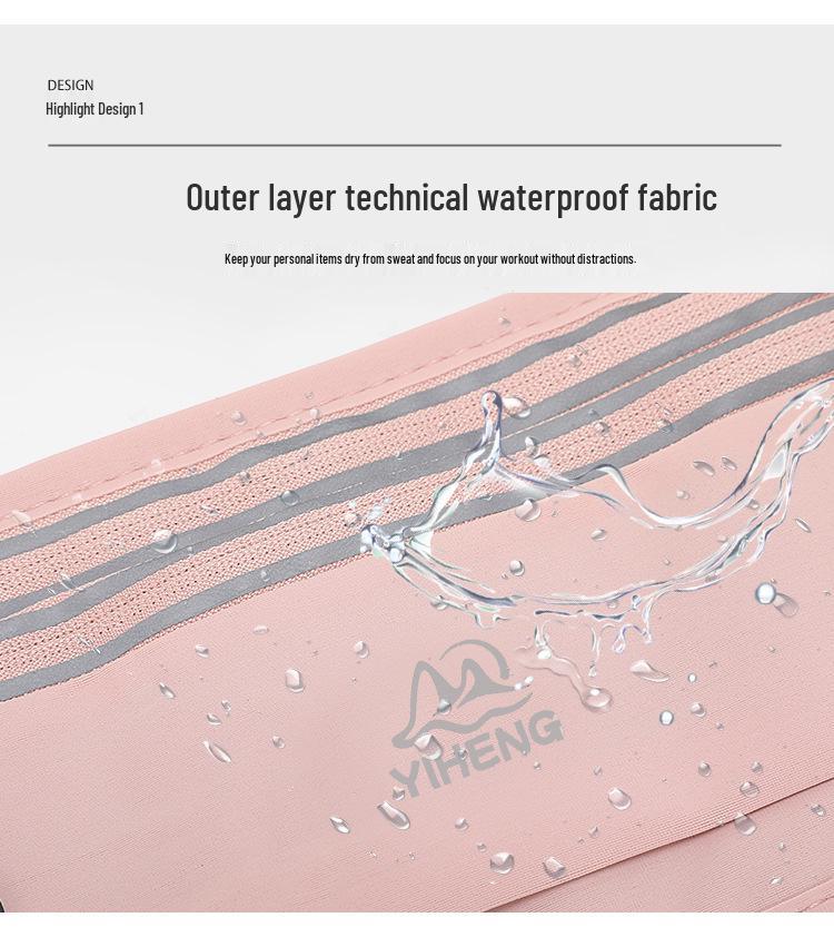 Unisex Waterproof Lightweight Running Waist Bag - Fashionable Outdoor Fitness Gear