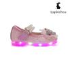 Tradhus Pink Butterfly Glitter Mary Jane Shoes Girls Elena Etouale