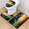 Star Bathroom Floor Mat Toilet Three-Piece Set