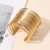 European Vintage Punk Style Open Cuff Bracelet for Women