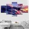 Anime View 5 Piece HD Wallpapers Art Canvas Print Modern Poster Modular Art Painting for Living Room Home Decor