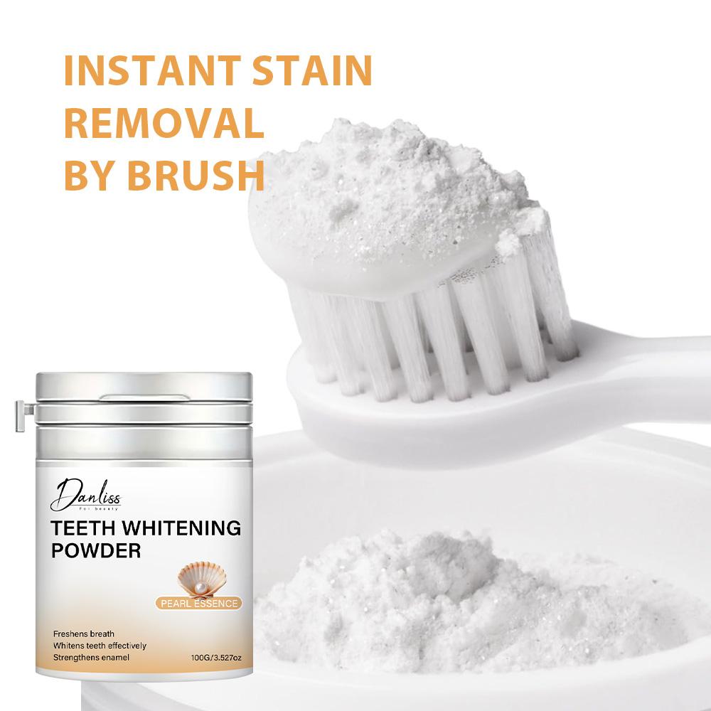 Teeth Whitening Powder-Clean Teeth And Freshen Breath-Strengthens Enamel-100g