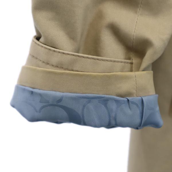 Coach RN132154 Trench Coat S/P Beige Women Used