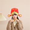 Chinese God Of Wealth Hat Traditional Chinese Spring Festival Cosplay Hat For Chinese New Year Holiday Themed Parties