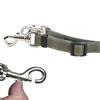 Beanspet Dog Double Locking Lead with Two Snap Double Layer Easy To Dog Large Multifunctional Lead, Hooks, Leather, Hold, Lead, Small, Medium, Dogs,