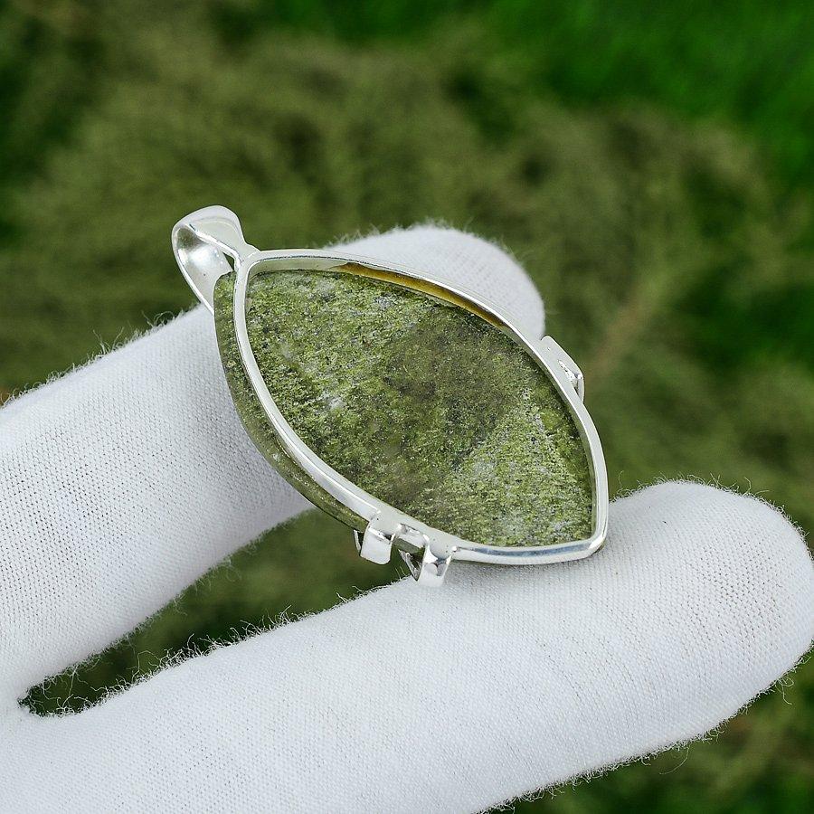 Sisters Day Deal 925 Silver Gogunjula Gemstone Engagement Bezel Pendant Jewelry