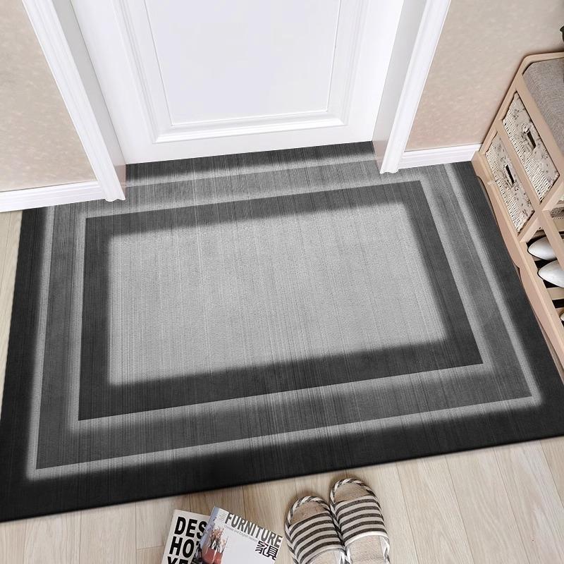 Europe Style Geometry Curve Carpet Living Room Sofa Bedroom Study Kitchen Entrance Door Mat Non-slip Fashion Home Decor Rug
