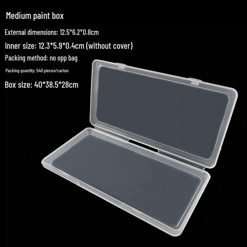 Caja de exhibición y almacenamiento de hardware de plástico transparente