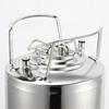 6L Large Capacity Home Brewed Beer Barrel Stainless Steel Wine Bucket Portable Steel Ball Lock Keg