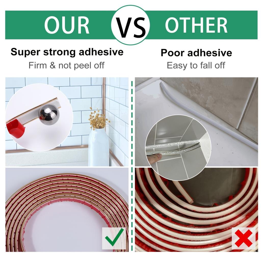 3meter Single Side Door Seam Draft Stopper, Adjustable Wear-Resistant Leather Door Seal Strip, Beautiful Seam