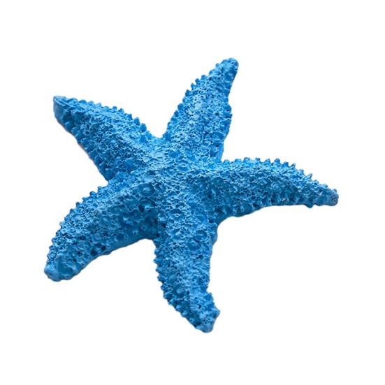 

Фигурка морской звезды Смола Морская звезда Украшение для аквариума Реалистичное искусственное украшение-морская звезда для аквариума Домашний морской декор Поделки своими руками небесно-голубой