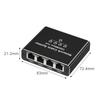 1 To 4 Gigabit Ethernet Splitter 4 Devices Simultaneously Networking 1000Mbps Internet Splitter Adapter for Cat5/5e/6/7/8 Cable