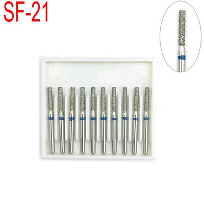 1 קופסא דנטלית מקדחה לרפואת שיניים בורס ידית ידית יד במהירות גבוהה 1.6 מ"מ חומר שיניים SF-21