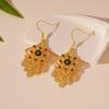 Water Drop Flower Earrings, Elegant National Style, High-end Earrings for Women