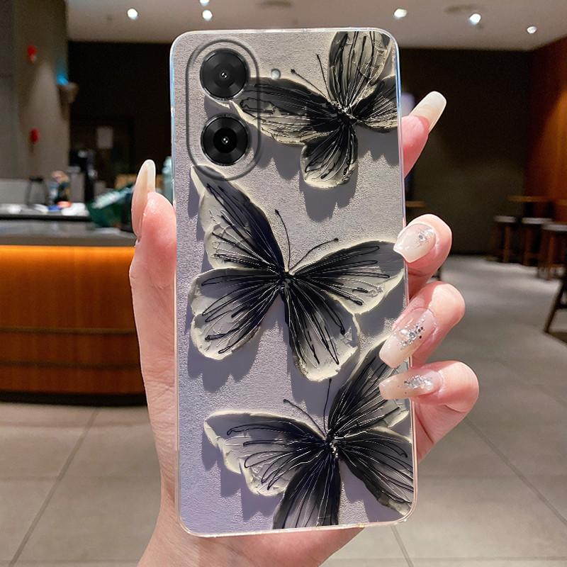 Case For Xiaomi Redmi A5 Flower Butterfly Phone Shells For Redmi A5 4G Soft Silicone Transparent Funda TPU Protective Back Cover
