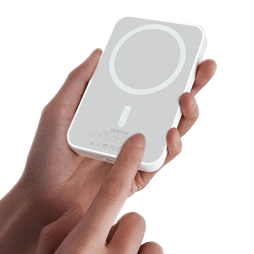 Powerbanka K26S 5000mAh 20W USB-A / USB-C / MagSafe - bílá