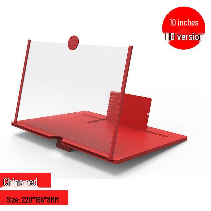 Portable 10-12 inch HD Mobile Phone Screen Magnifier with Stand