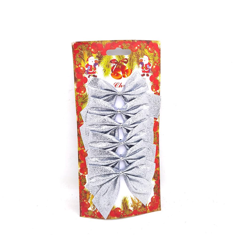 Christmas Bows Ornaments - Pack of 12 Holiday Decorations & Gifts