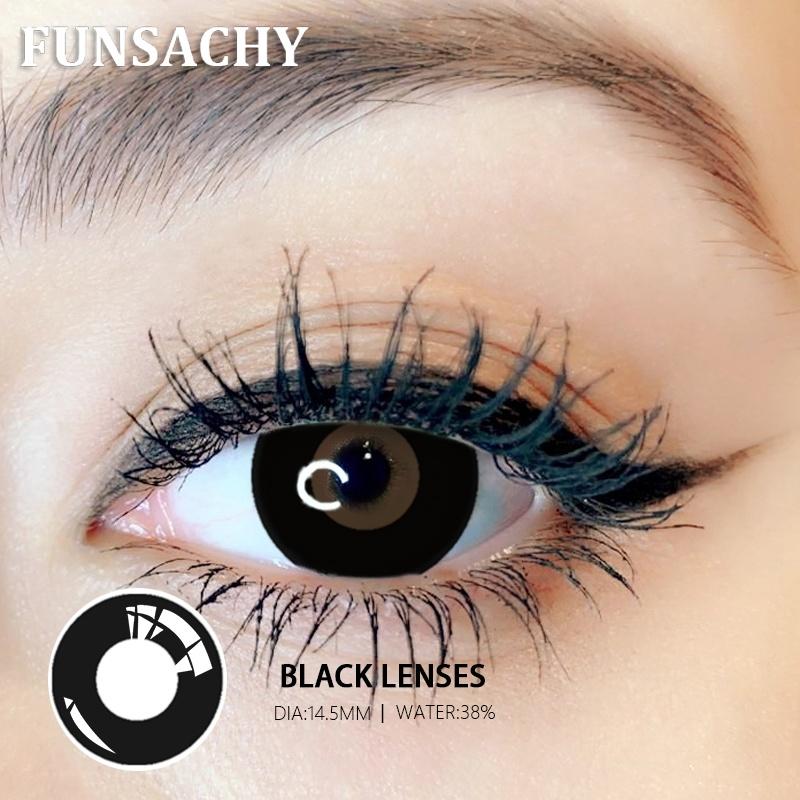 FUNSACHY 1 pár Bláznivé Cosplay Kontaktní čočky pro Oči Anime Hraní Rolí Kontaktní Čočka Kosmetická Barevná Vícebarevná Zornička