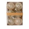 6pcs PET Painted Christmas Balls 8cm Merry Christmas Tree Decor  Party Favors