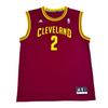 X NBA Collaboration Cleveland Cavaliers Kyrie Irving Logo 2 Print Round Neck Sleeveless Basketball Jersey Unisex Jersey 7818A-327-ANR1515