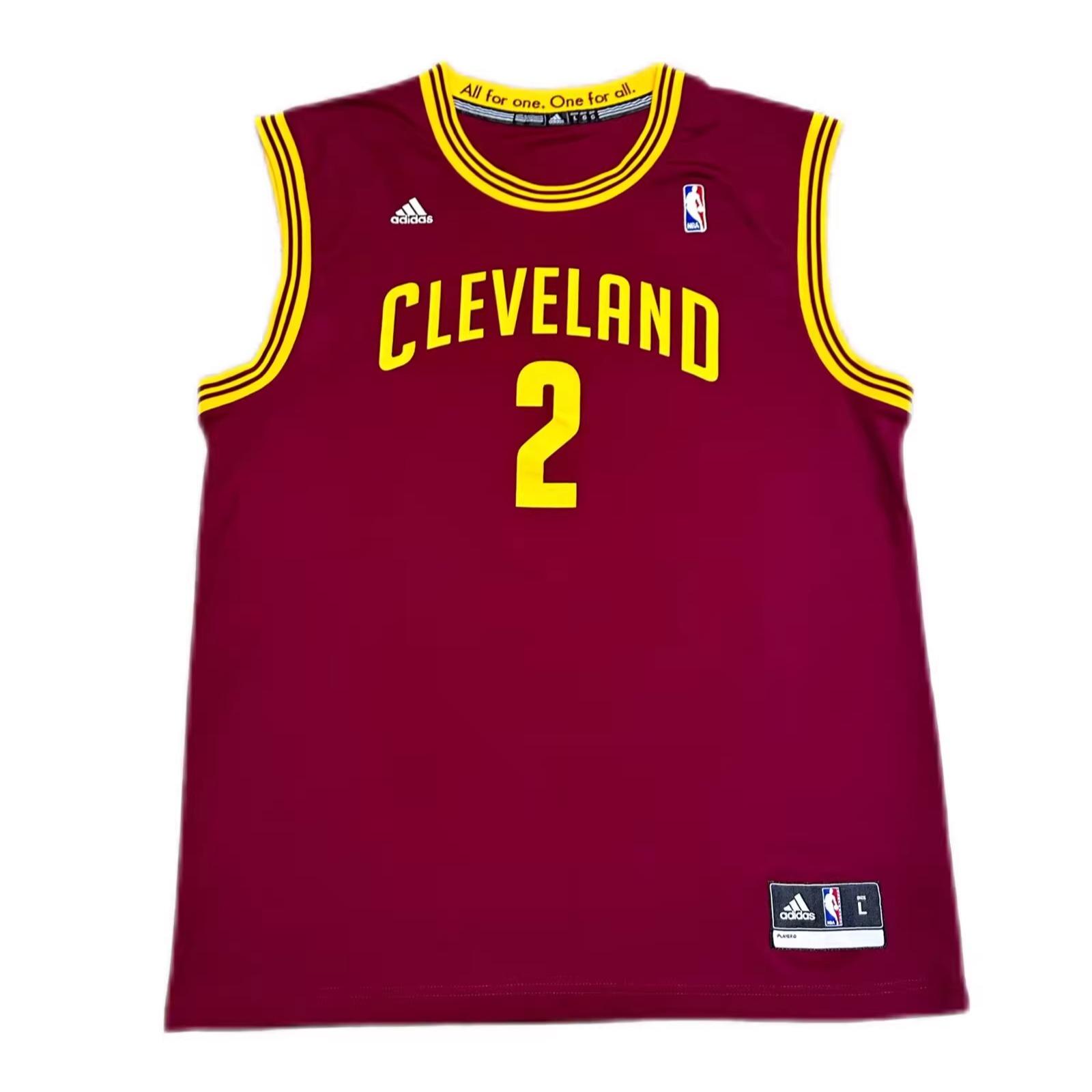 

Adidas X NBA Collaboration Cleveland Cavaliers Kyrie Irving Logo 2 Print Round Neck Sleeveless Basketball Jersey Unisex jersey 7818A-327-ANR1515 S