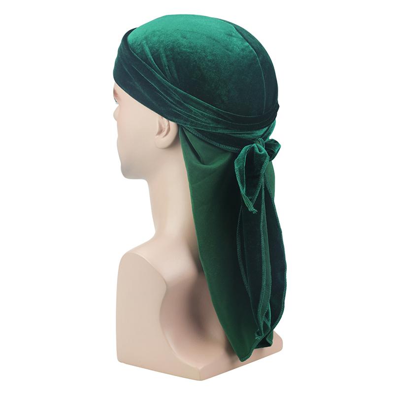 Унисекс Бархат Длинный Хвост Durag Хип 