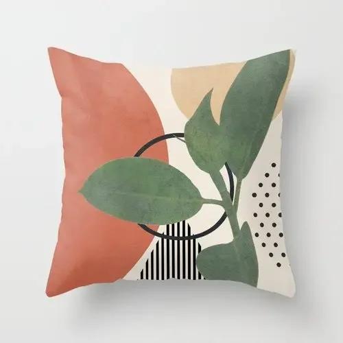 Nordic Abstract Geometric Collection Printed Sofa Cushion Cover Pillowcase Home Decor Party Car Bedding