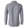 Men's Striped Long Sleeve Slim Fit Business Casual Dress Shirt