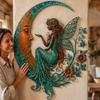 Moon Wall Decor - Wall Hanging for Bedroom, Living Room, Entryway