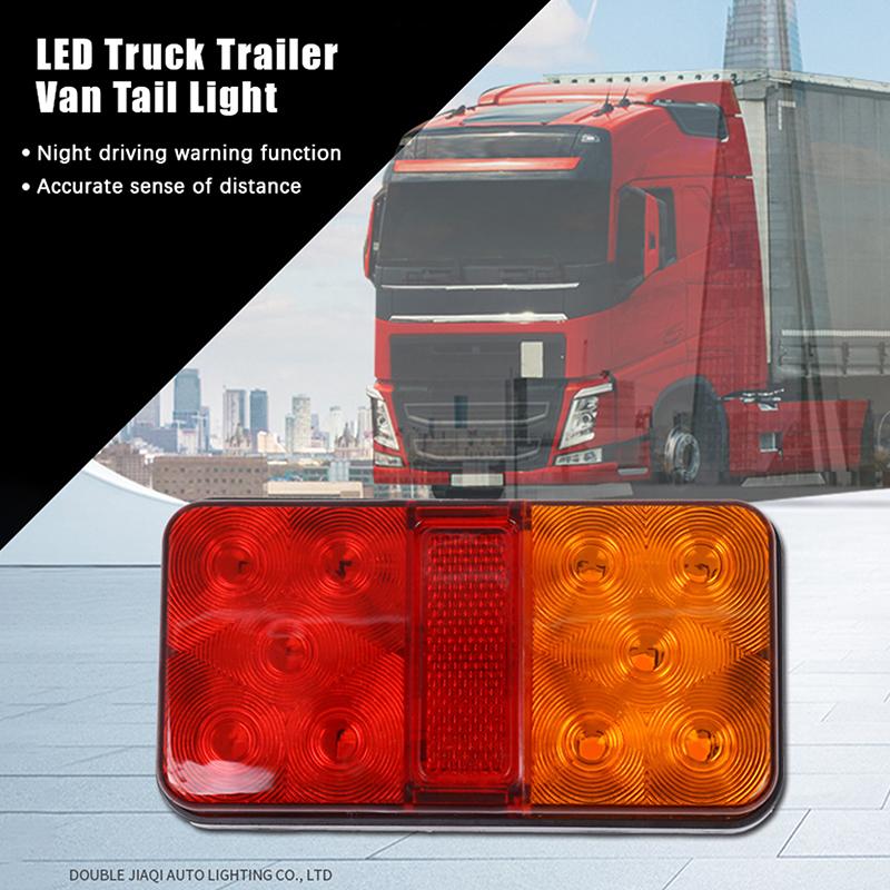 Car Led Tail Turn Signal Ultra Bright 12/24V Brake Reverse Lamp For Pickup Truck Trailor Rear Lamp Waterproof