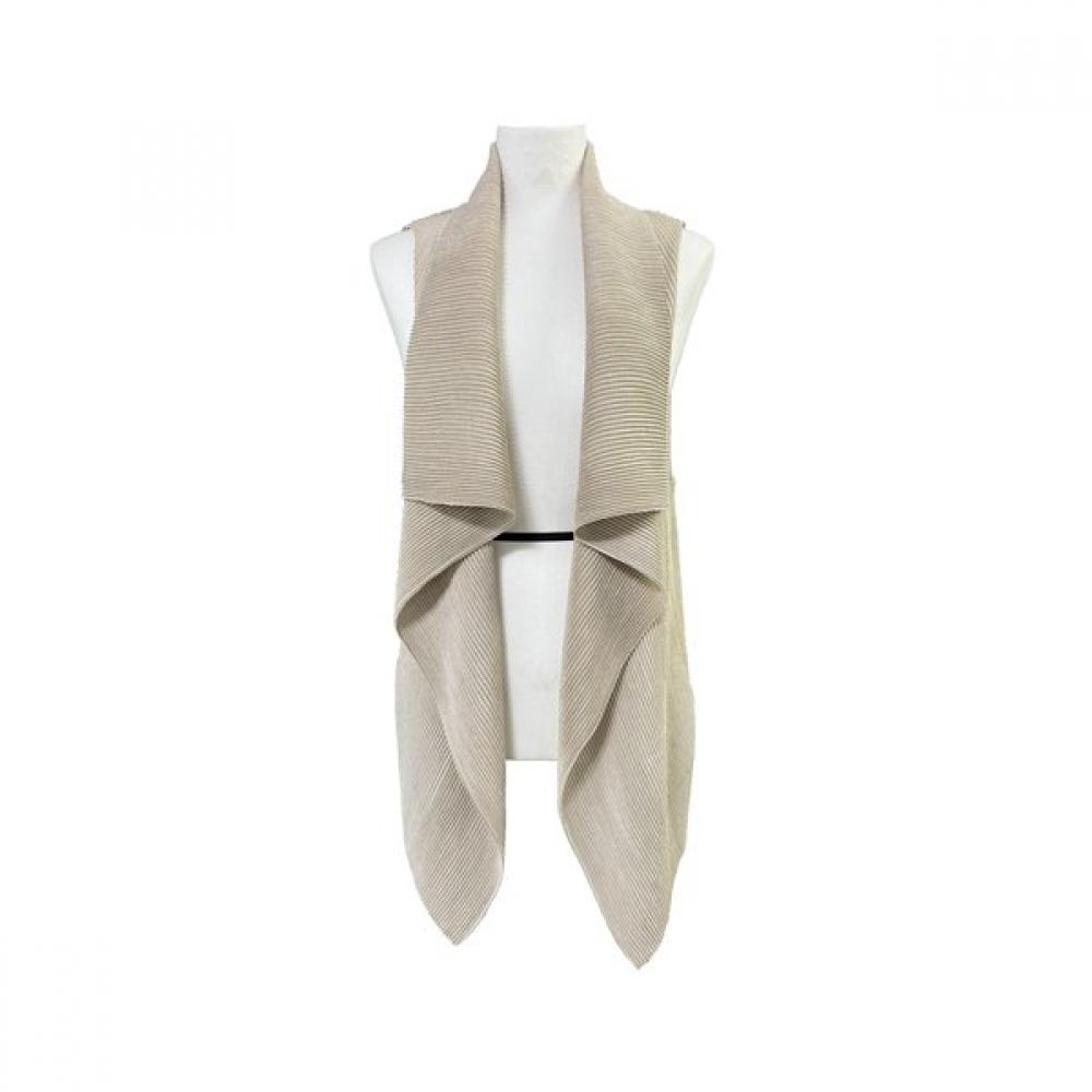 

Specchio Long Vest With Open Collar 442 663 07